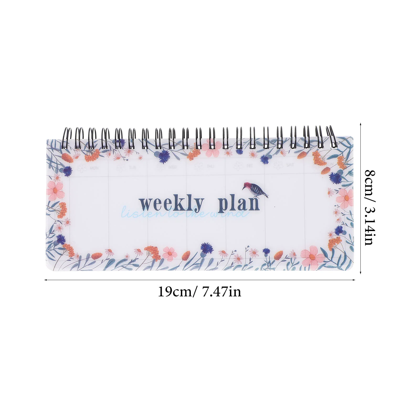 دفتر ملاحظات محمول قابل للتمزيق أسبوعيًا (مخطط جارلاند) دفاتر ملاحظات للعمل للملصقات الورقية مذكرة الطالب