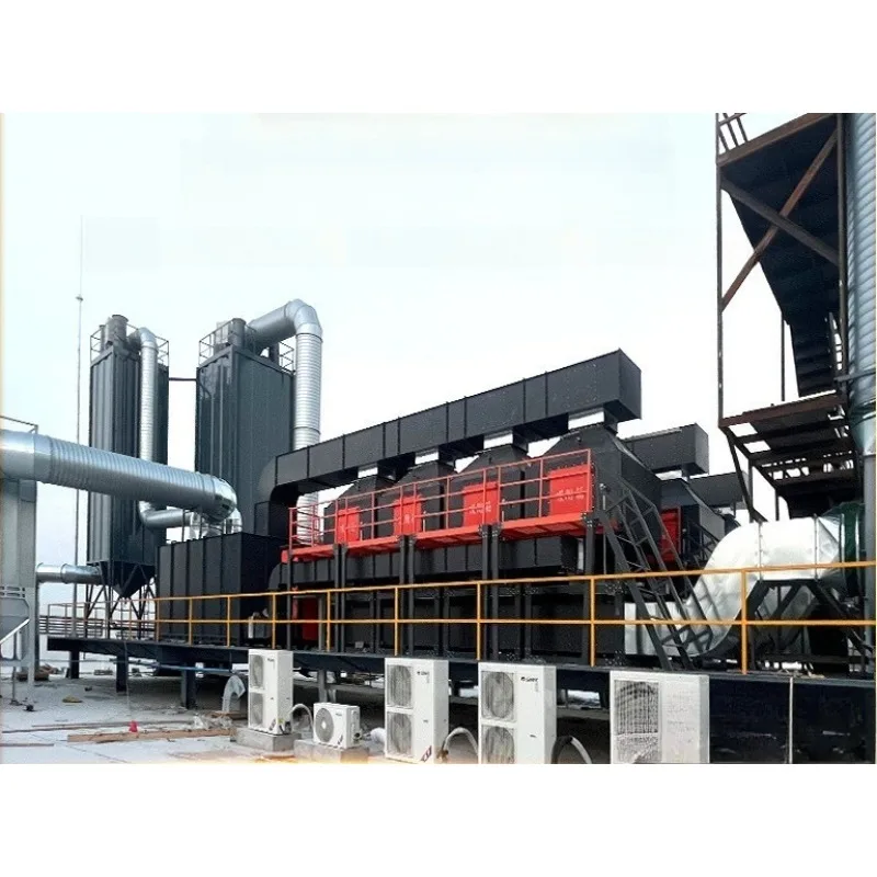Dispositivo de adsorção de carbono ativado, incinerador regenerativo rco, máquina de combustão catalítica integrada
