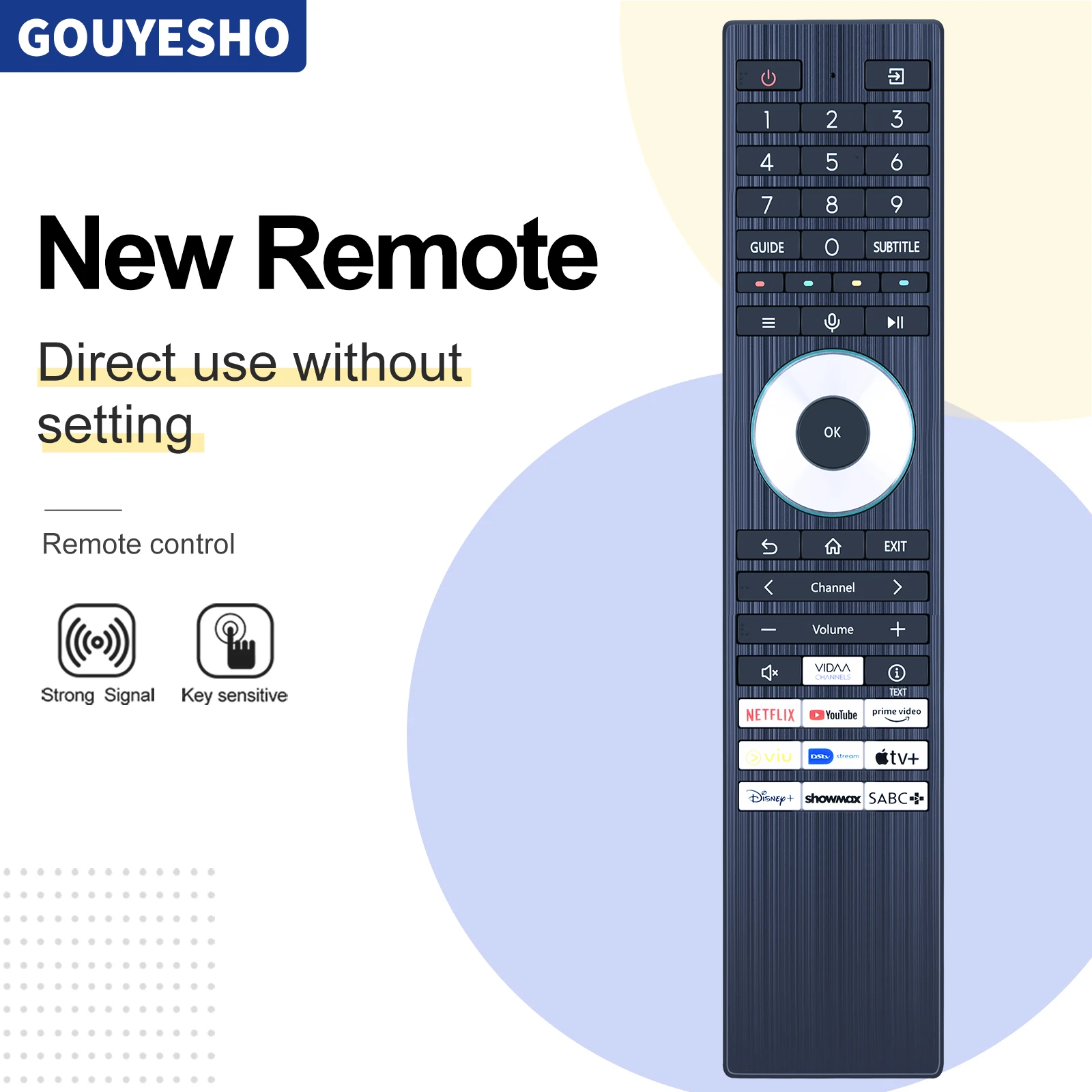 

Новый пульт дистанционного управления ERF3Q98T для Toshiba Smart TV с голосовым управлением SABC