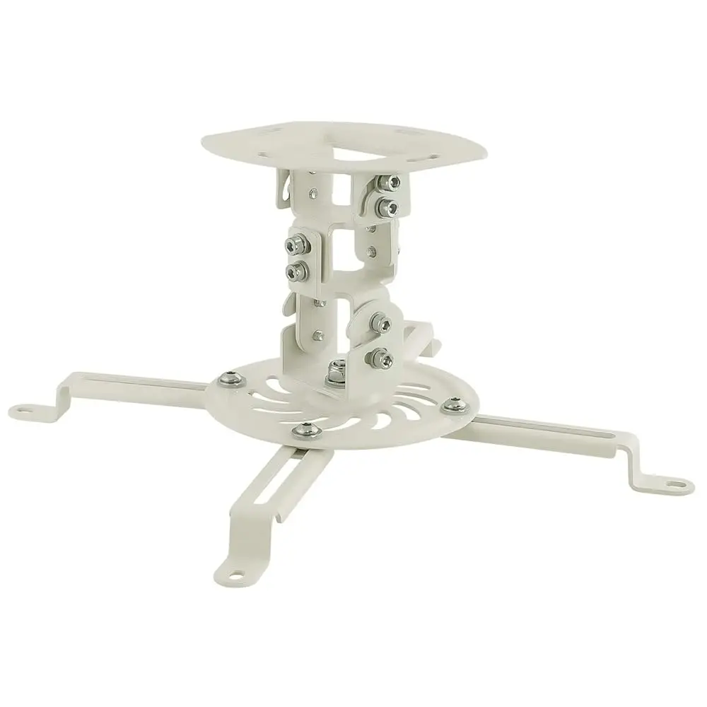 

Low Profile Projector Ceiling Mount [30 lbs Capacity] Universal Bracket | 360 Full Motion Rotation with 30 Degree Tilt and R