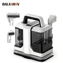 450W Handheld Tapijtreiniger Handheld 15kpa Spotje Schoon Machine Natte Stof Tapijt Sofa Schoonmaak Huisdier Draagbare Auto