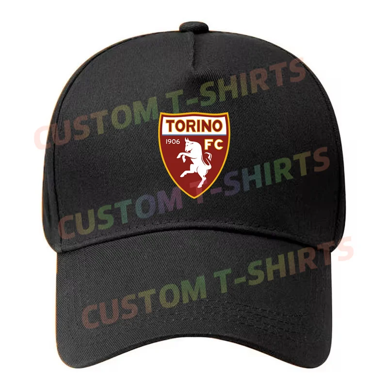 Black Cap Torino Italian Football Team Baseball Cap Snapback Caps Casquette Hats Fitted Casual Gorras Hip Hop Dad Hats Unisex