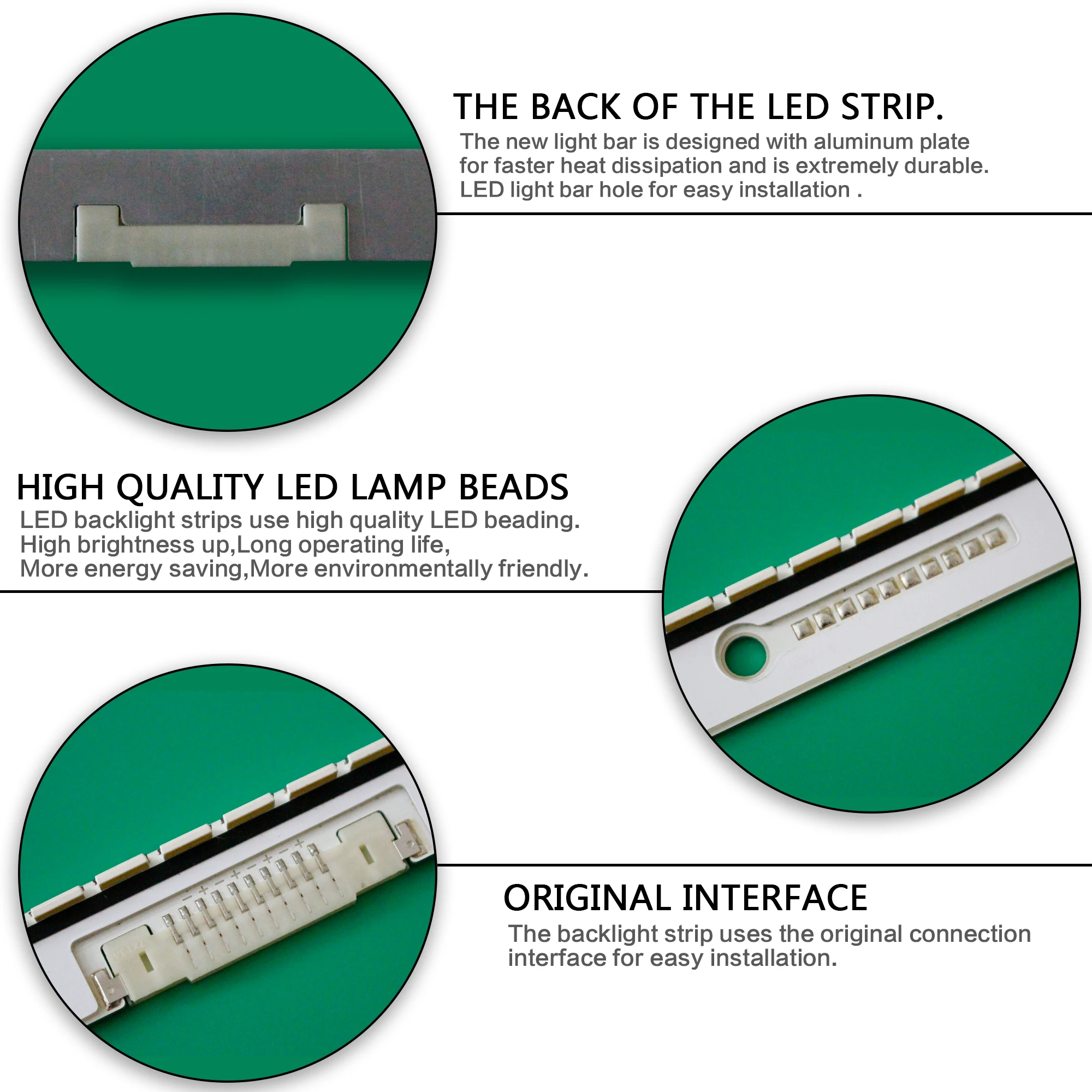 Retroilluminazione A LED Per Samsung 34 pollici LC34H890W HA CONDOTTO la striscia 2015SVS34 CF790C SFL70 48LED REV1.0 160811 LM41-00364A BN59-43159A