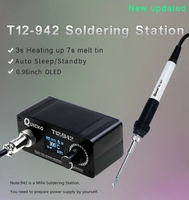 QUICKO T12-942 OLED MINI soldering station Digital electronic welding iron DC Version Portable without power supply