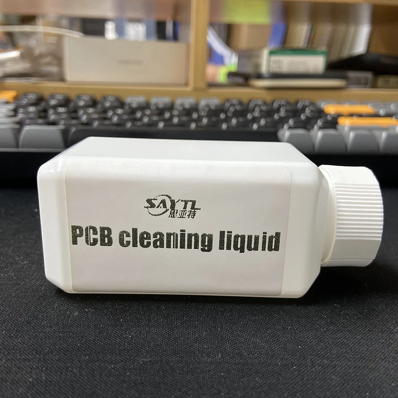 Líquido limpiador de PCB de 100ML con cepillo de limpieza, líquido de placa base para teléfono móvil, limpieza de flujo de soldadura BGA