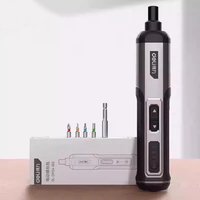 Deli Electric Screwdriver 3-Speed Large Torque Cordless 2000mAh Battery Drill 4V Power Tools Set Household Maintenance Repair