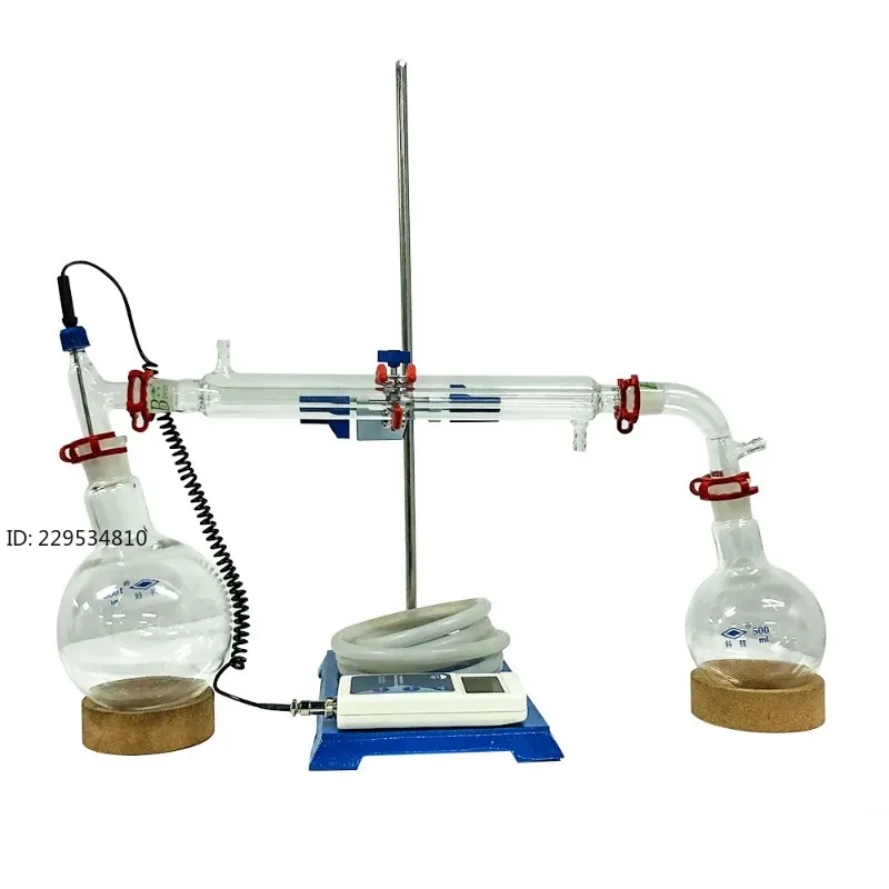 Lab Supplies  Hot seller Purification Equipment Top 1L Easy Short Range Distillation Contains Smart Thermometer