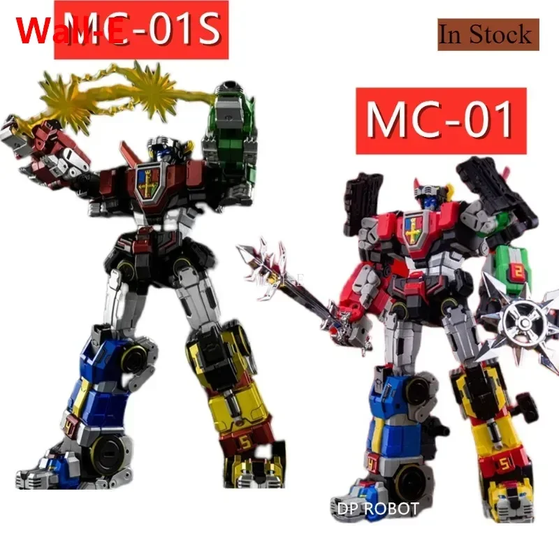 Lucky Cat Transformed Into MICRO COSMOS MC-01 MC-01S ELVIS God of War Combination Metal Beast King MC01S Action Figure in Stock