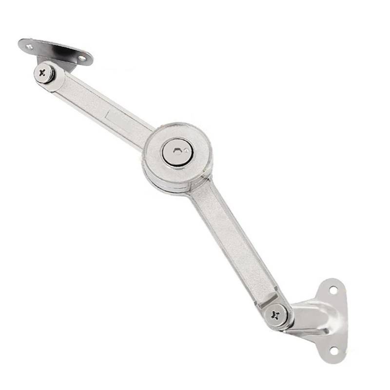 Bisagras pulidas ajustables para puerta de armario de cocina, soportes abatibles para elevación de muebles, herrajes de soporte