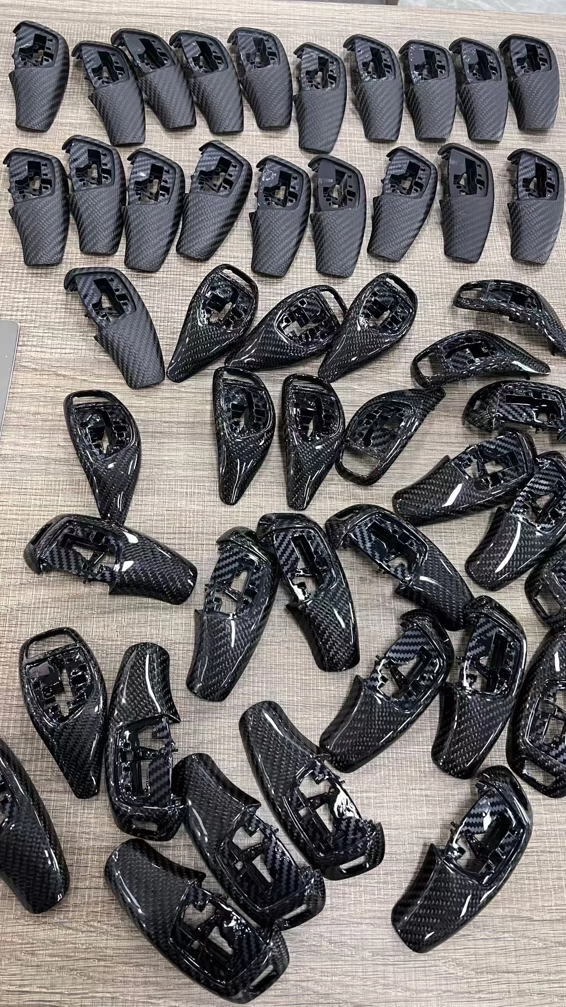 Base de merde d'engrenage en Alcantara de carbone mat ou en Fiber de carbone F30 F31 F32 F36 pour Bmw F30 F31 F32 F36