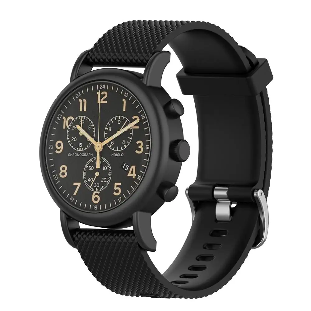Durable Timex Weekender Universal Silicone Watch Band Adjustable Affordable Flexible Timex Expedition Large Easy To Clean Sporty