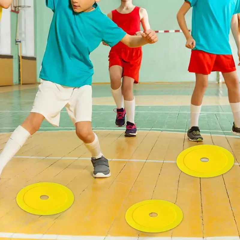 Soccer Markers Marking Discs Soccer Landmark Mat Training Tool Soccer Marking Signs Colorful Soccer Disc Equipment For Team