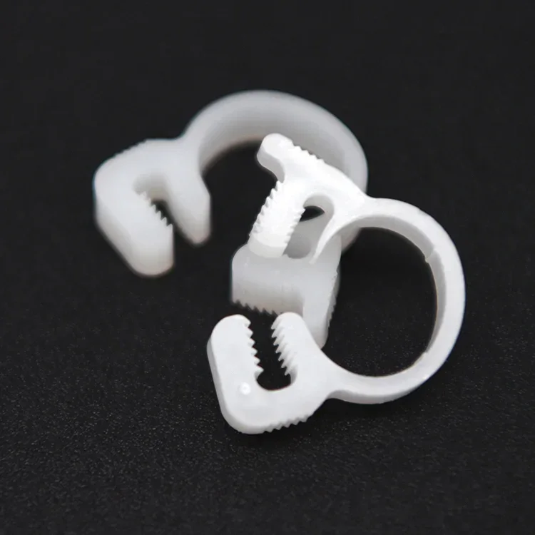 10Pcs Plastikowy zacisk rurowy 3.8~59mm Plastikowy przewód wodny Mocny zacisk Sprężynowe skurcze Przewód paliwowy Mocne zaciski węża