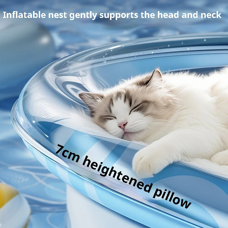 Pet Water Filled Ice Mat Summer Cat and Dog Nest Climbing Mats Water Bed Scratch Resistant Large Thickened Tapping Water Mat To