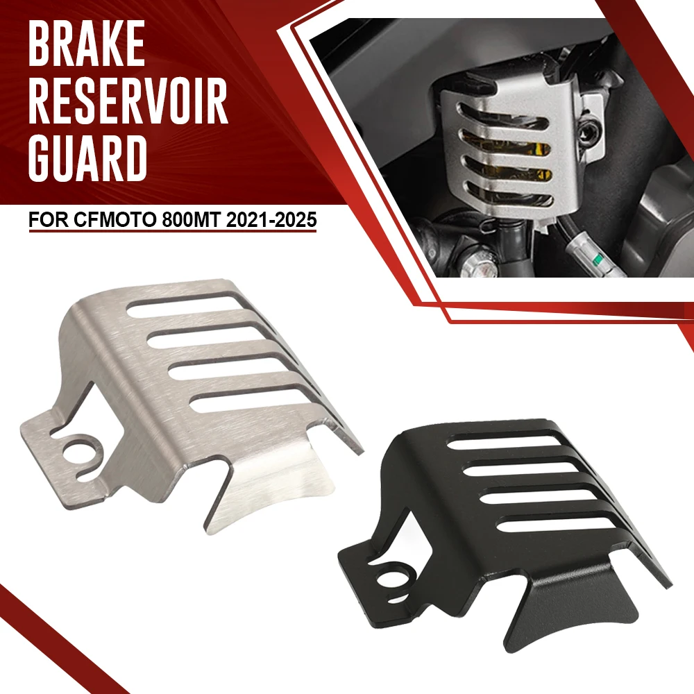 

Motorcycle Rear Brake Fluid Reservoir Tank Guard Brake Master Cylinder Protector Cover Parts FOR CFMOTO 800MT 2021 2022 800-MT