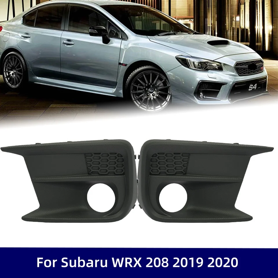

Для Subaru WRX 2018 2019 2020, крышка противотуманной фары, безель с отверстием в стиле OEM, заднее размещение, накладка на передний бампер, декоративная рамка