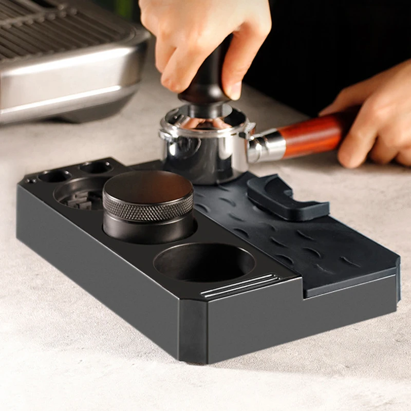 

Coffee Tamper Station Organizer Stand ABS 51/53/58mm Portafilter Holder Distributor Puck Screen Storage Base for Barista