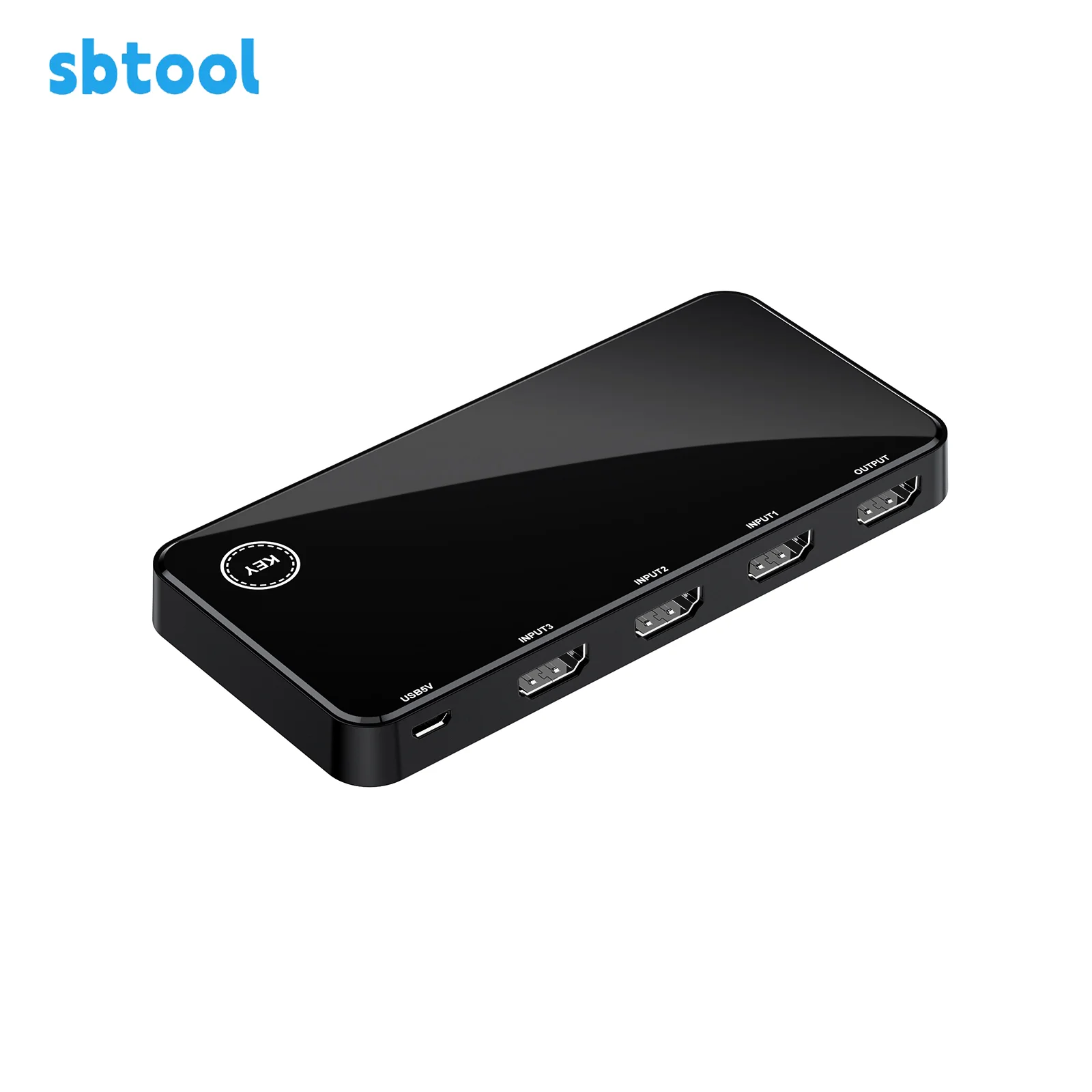 

HDMI Switcher 4kx2K 60hz HD 3 in 1 Out HDMI Splitter Supports 3D HDMI2.0b 3x1 Switch 4K@60Hz