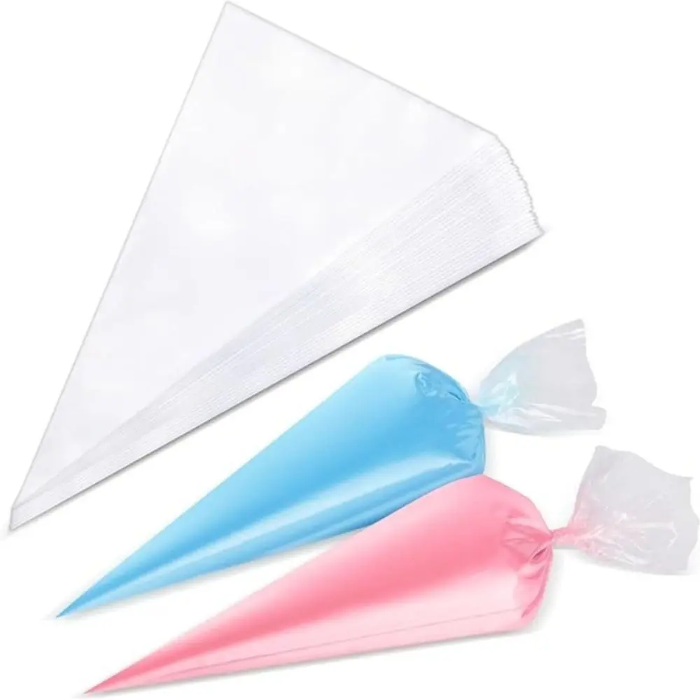 100Pcs Extra Strong Disposable Pastry Bags Leak-Proof Thickened Icing Piping Bags Food Safe Non-Slip Pastry Bags Baking