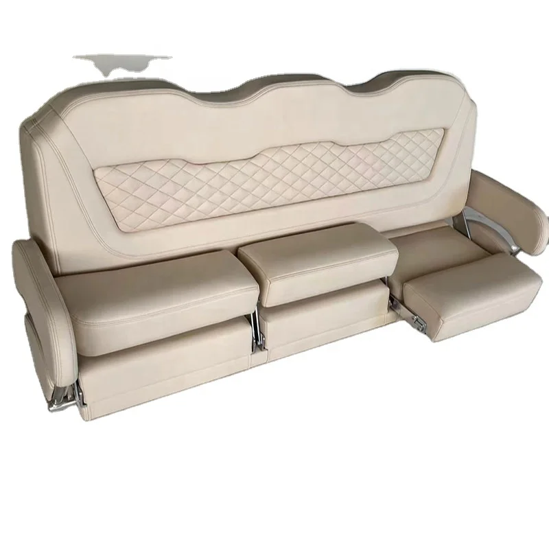 

Customized Color Yacht Deluxe 3-seater Bench Seat Folding Boat Seats