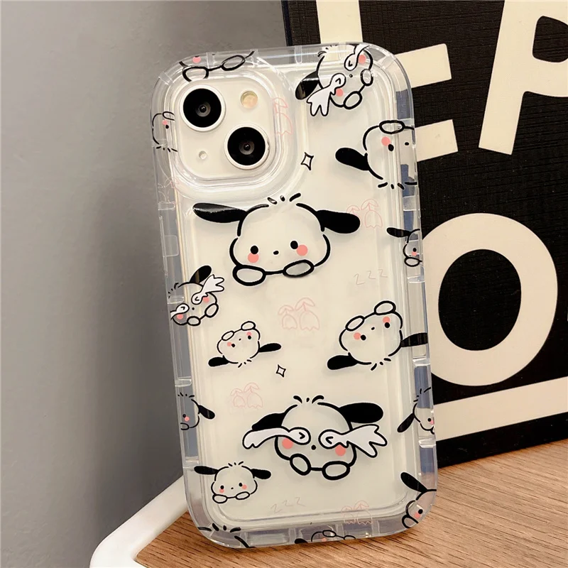 J10 Fall Prevention Cushion Type For IPhone 11 12 13 14 Pro Max 6 6s 7 8 Plus X XR XS Max 12 Mini Case DIY Soft TPU Cover