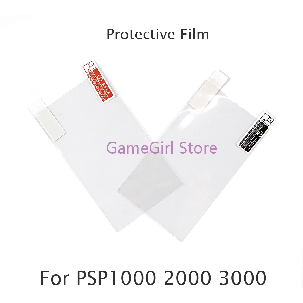 100pcs Clear Transparent Screen Protector Cover Protective Film For PSP1000 PSP2000 PSP3000