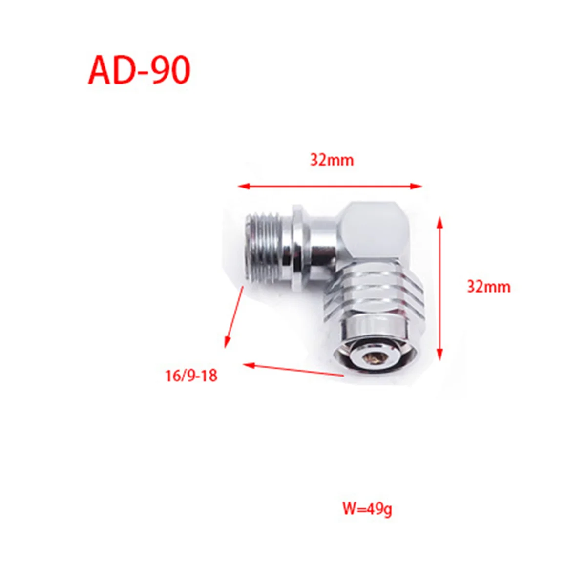 90 Degree Swivel Hose Adapter for 2Nd Stage Scuba Diving Regulator Connector Dive Accessories