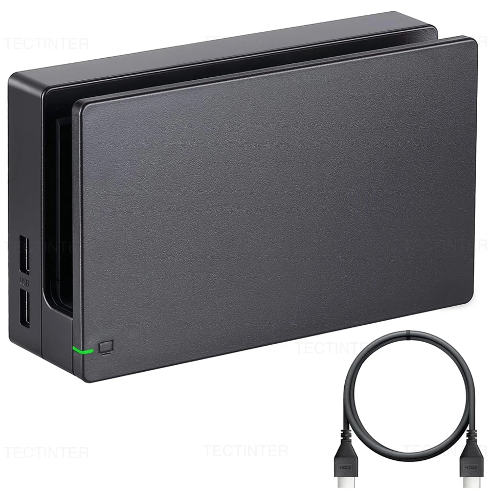 2 in 1 Charging Dock Station for Nintendo Switch Game Console Charger Docking Stand with HDMI Cable for NS Switch Accessories
