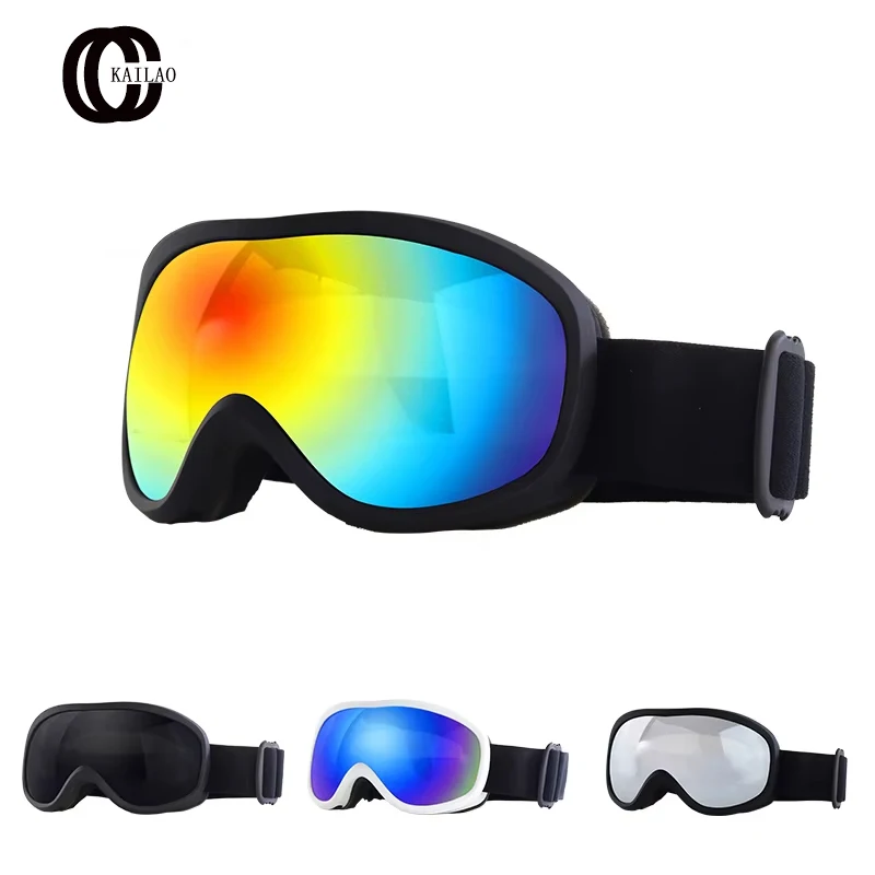 Men and women BF638 Outdoor double layer spherical anti-fog glasses windproof sandproof impact protection Ski goggles protection