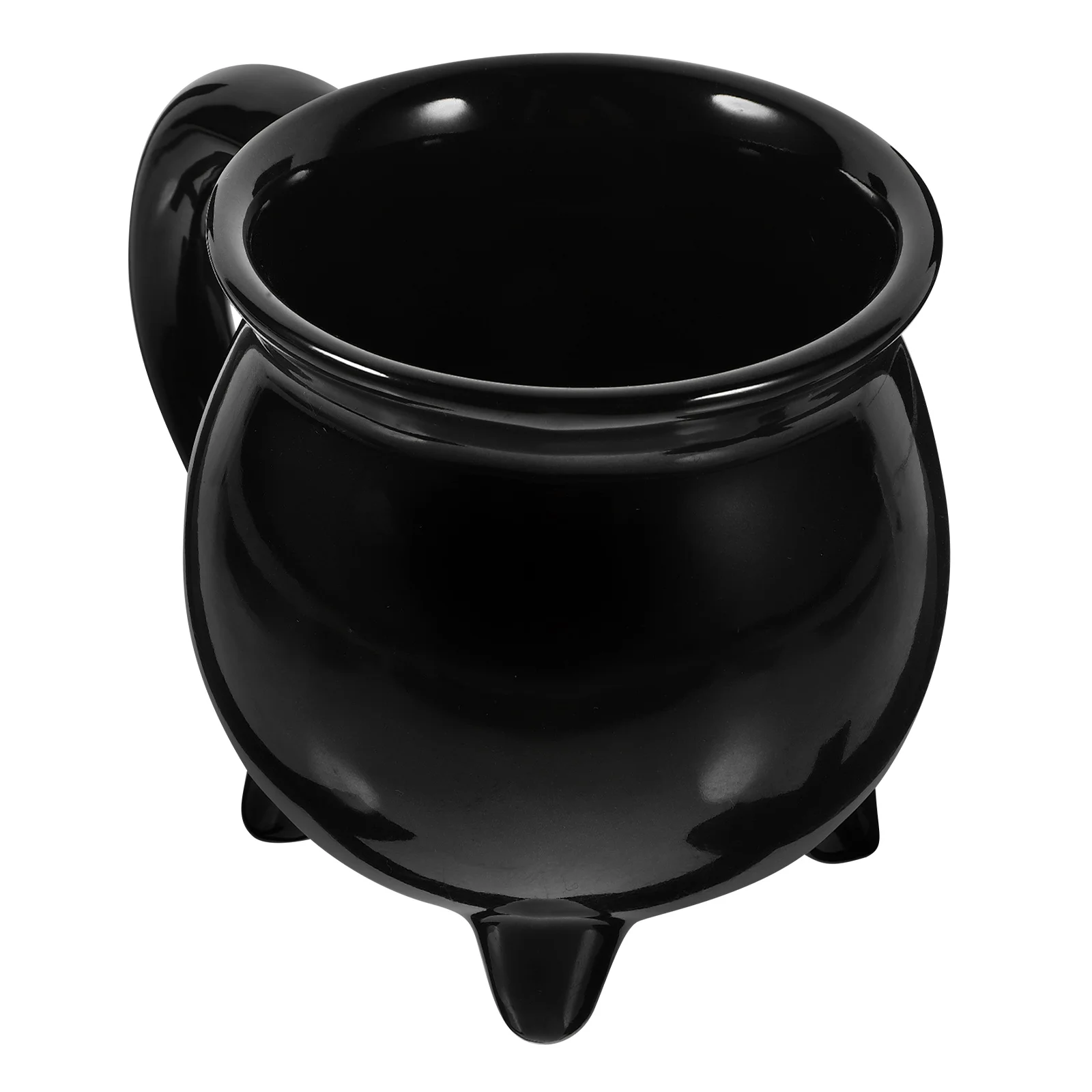 

Cup Ceramic Mug Coffee Mugs For Adults Halloween Black Drinking Cauldron Travel