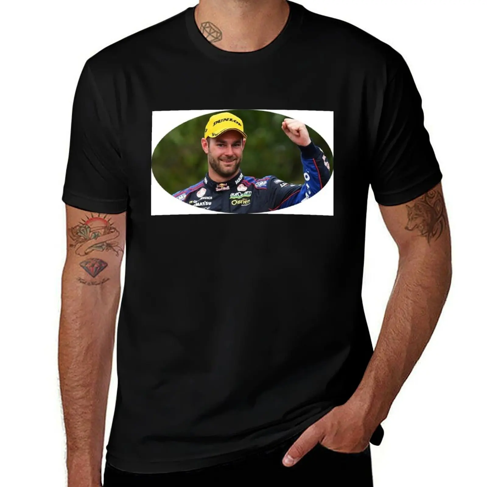 

Shane Van Gisbergen 2016 V8 Supercars Champion T-Shirt black cotton t-shirt plain for man package t shirt man designer T-Shirt