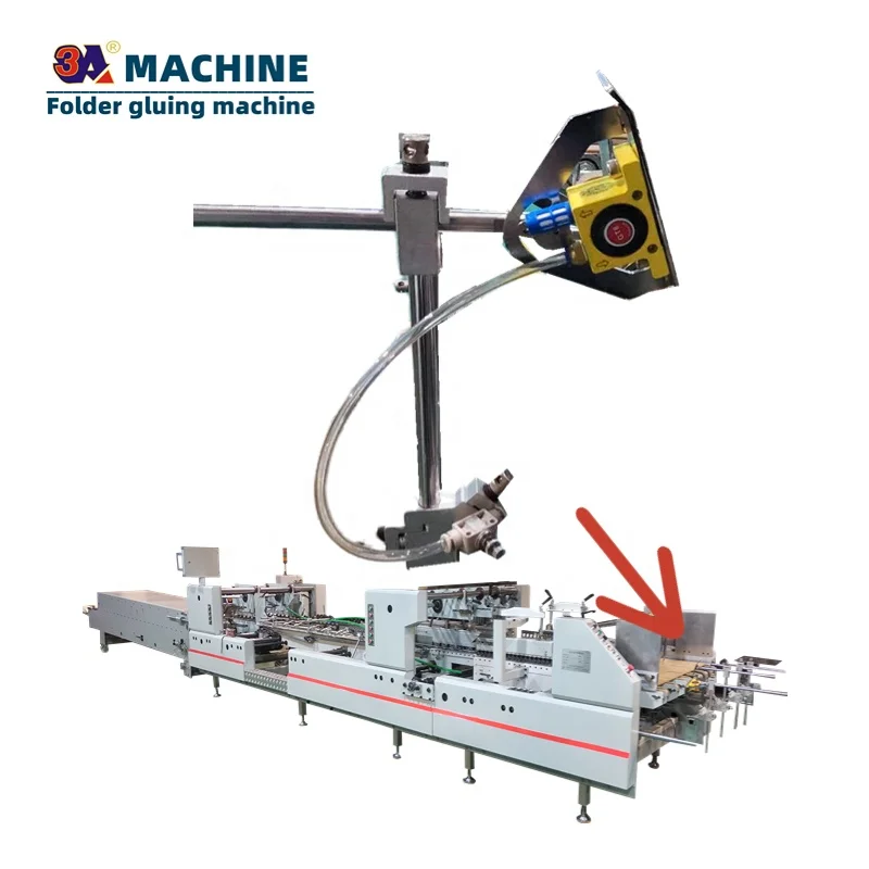 Automatic Box Folding Gluing Machine Accessories Pneumatic Vibrator Box Folder Gluer Paper Separation Metal Spare Parts Case