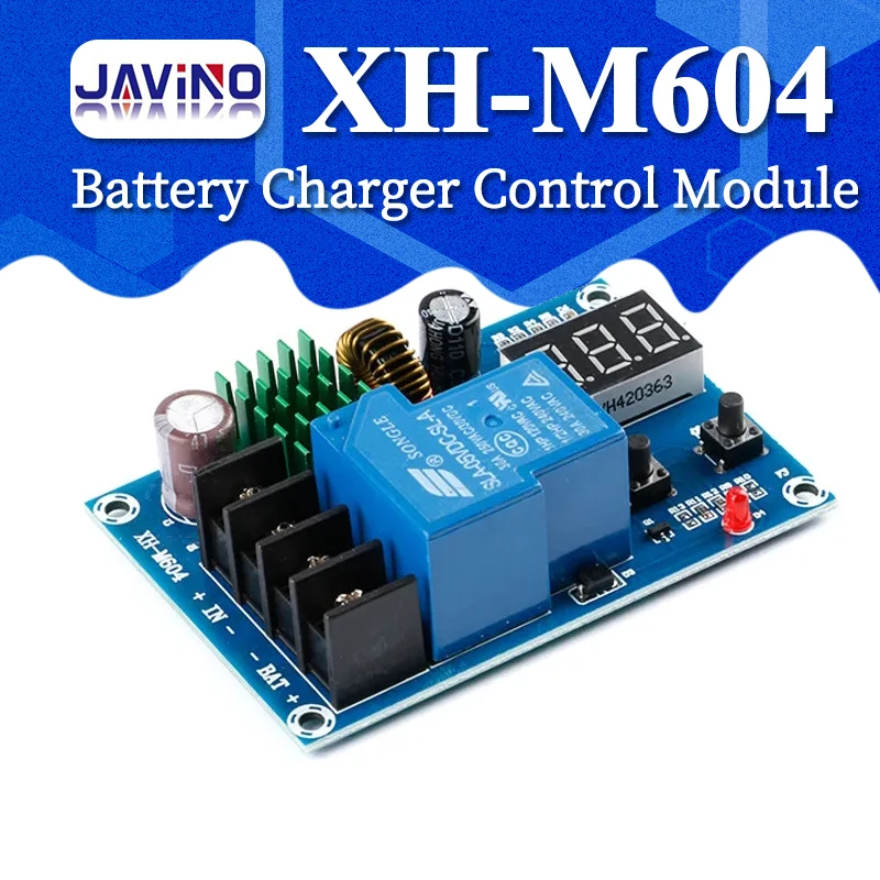 XH-M604 Battery Charger Control Module DC 6-60V Storage Lithium Battery Charging Control Switch Protection Board