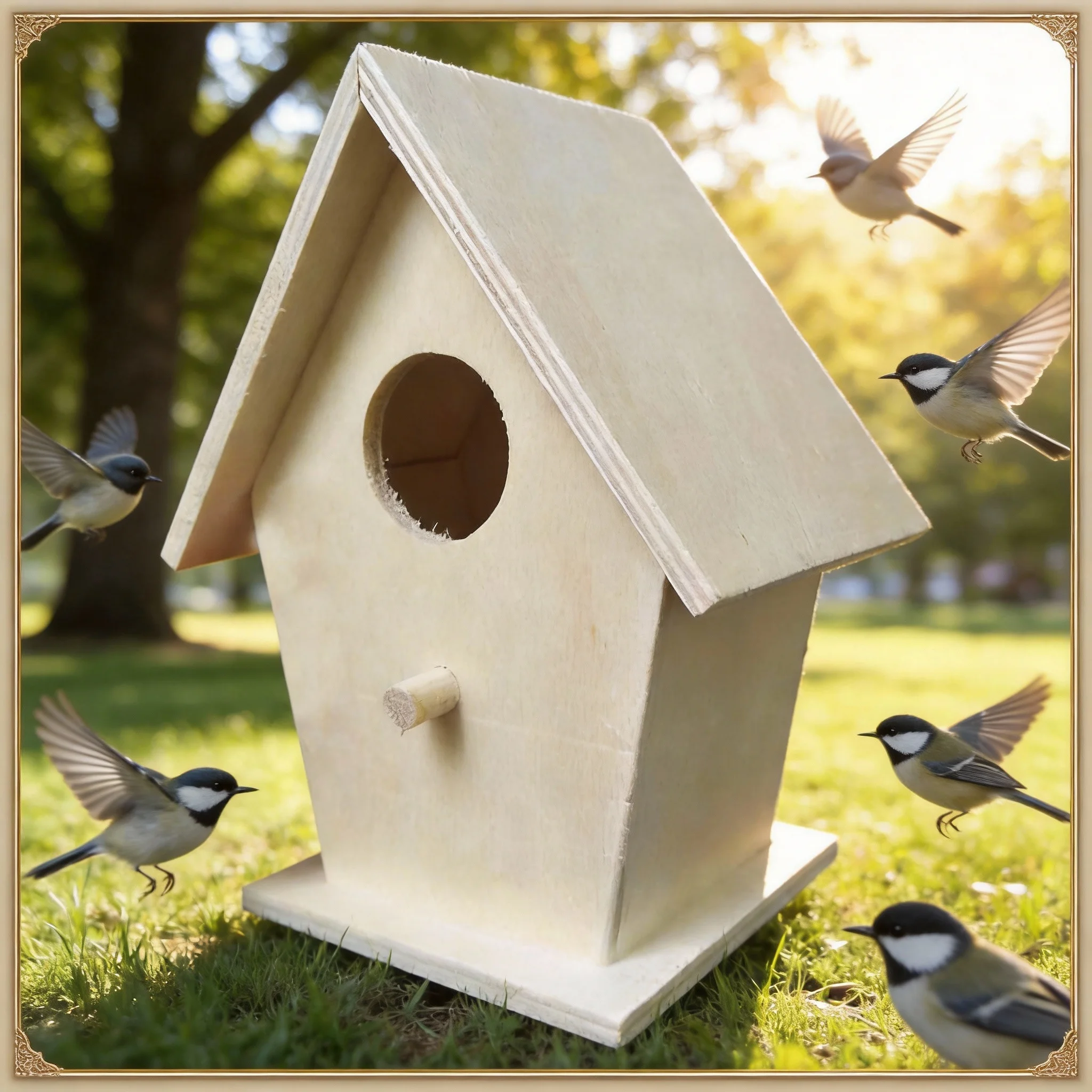 1/2/3 Peças Mini Gaiola de Pássaros de Madeira, Caixa de Ninho Suspensa para Exterior, Gaiolas de Pássaros para Jardim, Decoração para Casa e Quintal, Produtos para Pássaros