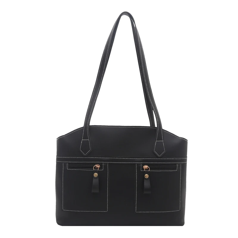 

Элегантная минималистичная сумка для подгузников для женщин, дизайнерская сумка через плечо, винтажная стильная большая сумка-тоут