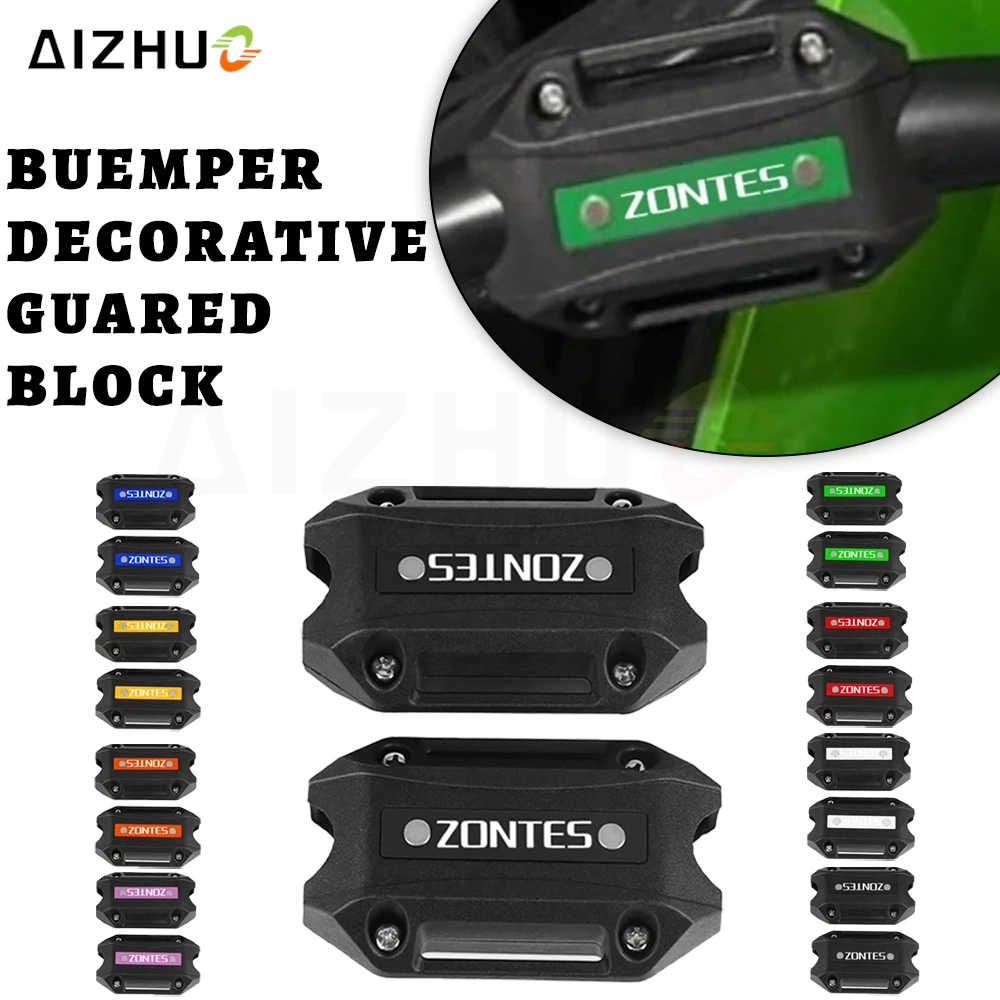 

Motorcycle Engine Guard Bumper Block For Zontes 310 V/X/T/R ZT310R ZT250R G1 125 150 ZT125 ZT125U ZT 125 U 310R 368G 368E 350E