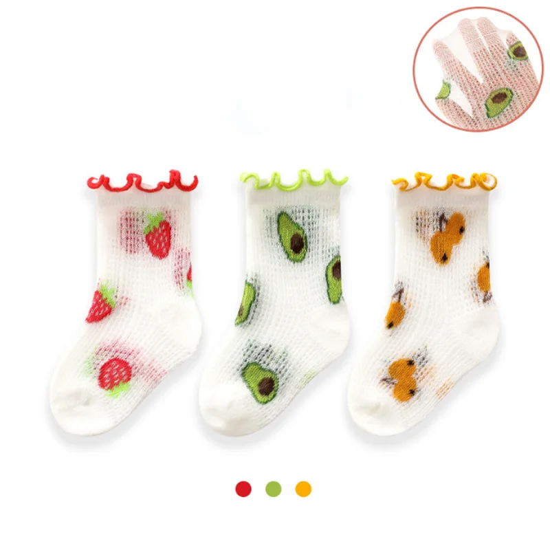 3 paare/los neue Baby Kinder socken Sommer dünne Cartoon Jungen und Mädchen Babys ocken