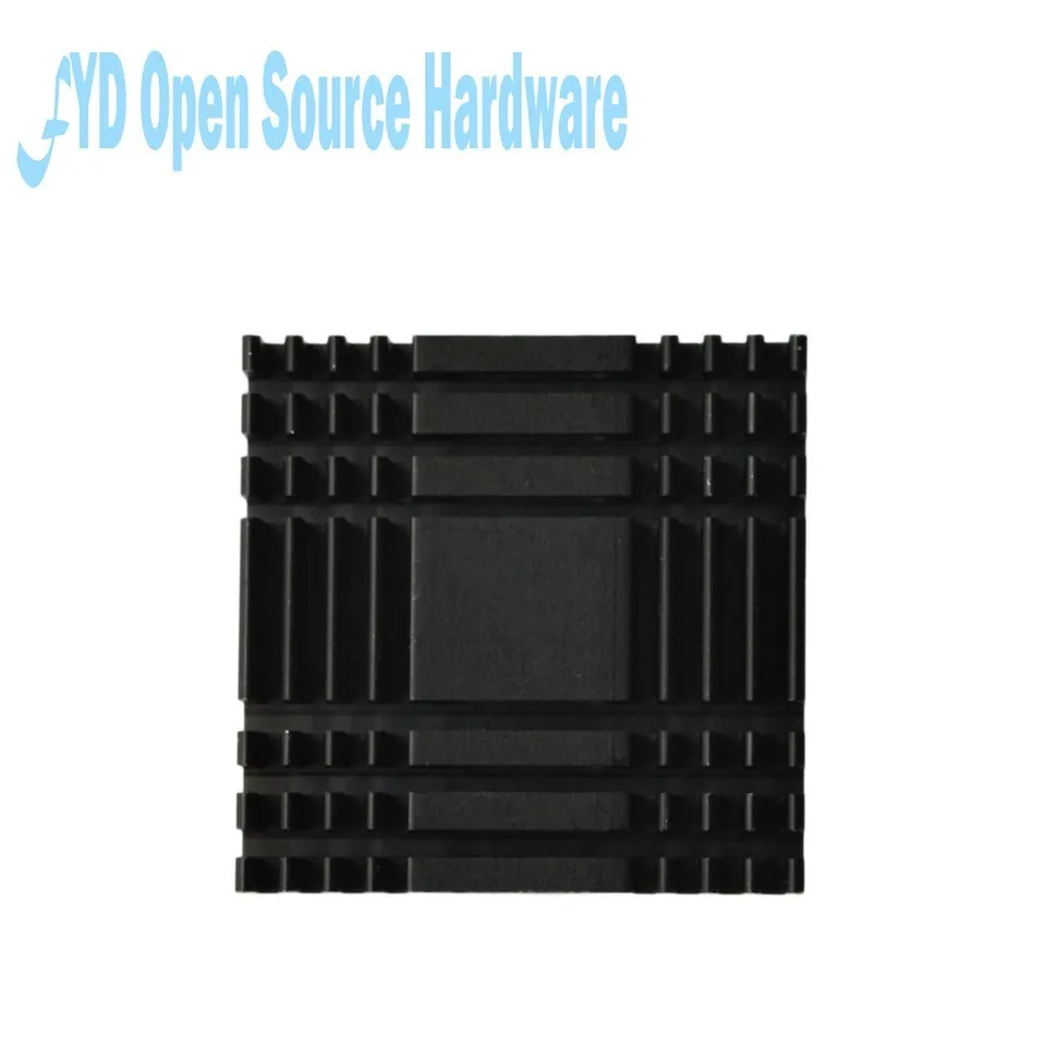 5PCS Heatsink Radiator Cooler Radiator 37x37x6MM High Quality Black Slot Heat Sink