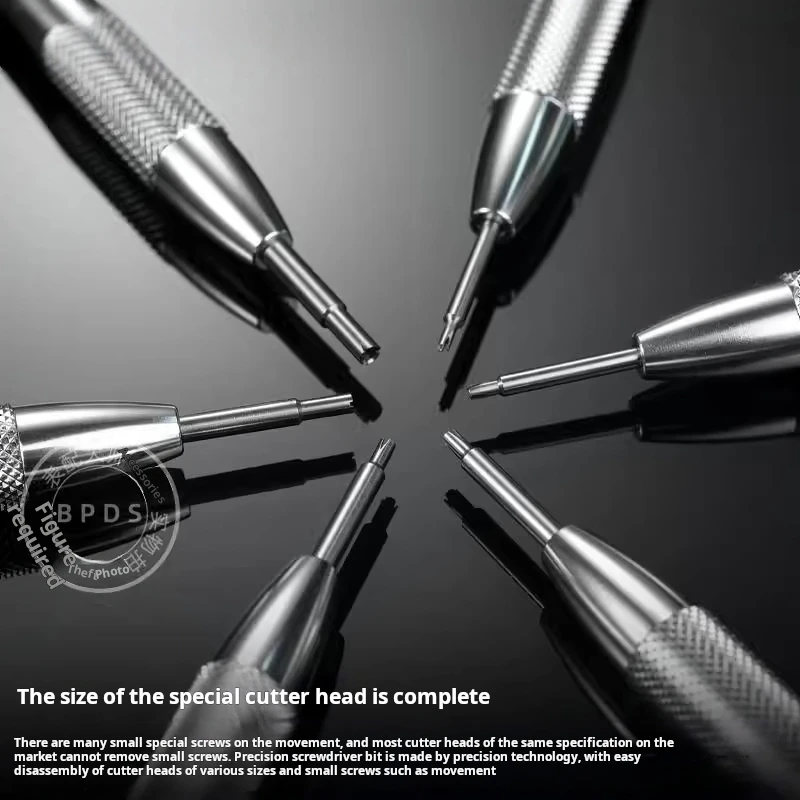 Amortecedor de três mandíbulas lote chave de fenda especial tomar amortecedor mola triangular chave de fenda especial ferramenta de reparo de relógio