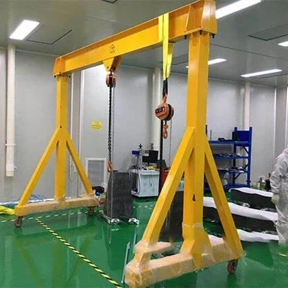 

Heavy Duty portable lifting equipment mobile gantry crane 5 tons for sale