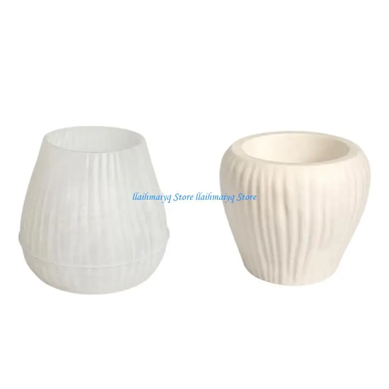 573B Silicone Flower Pot Mold With Mushroom Designs Jewelry Making Mould Handmade Jewelry And Small Planter Mould