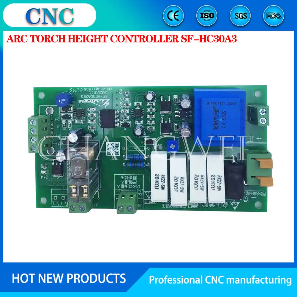 Arc torch height controller and automatic cap, new SF-HC30A3 from SF-HC30A for plasma cutting machines and THC flame cutters