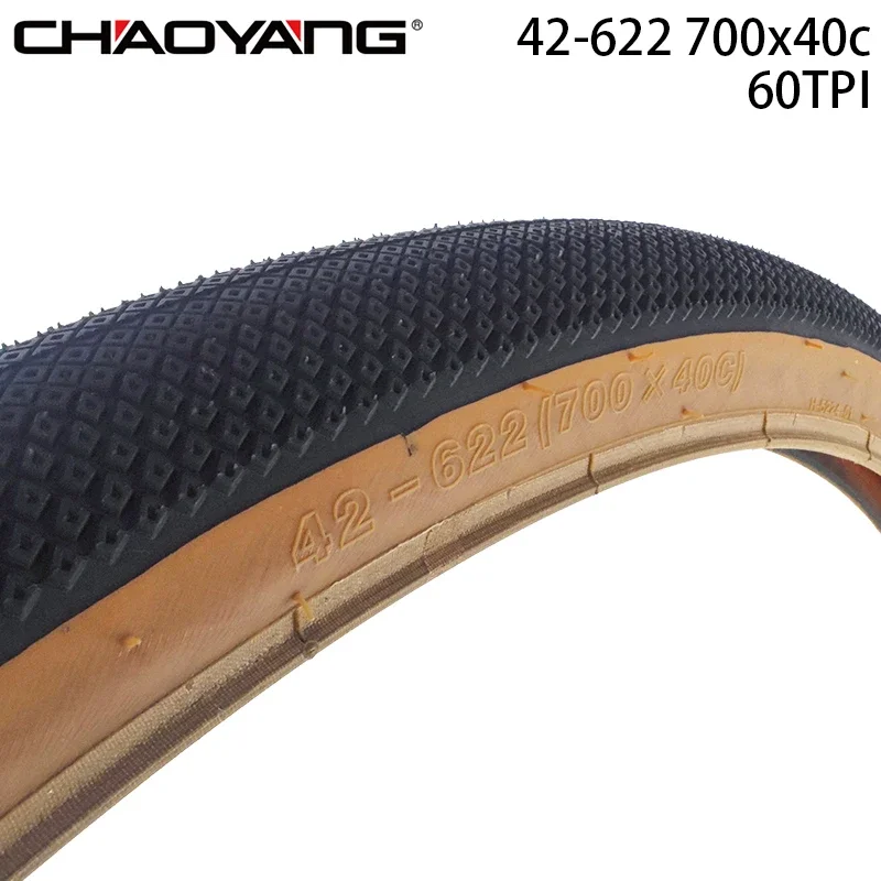 CHAOYANG ARISUN 700x40C Tire 42-622 28inch 60TPI Ultralight Brown Edge Gravel XC MTB Bike Steel Wired Tire 700x32/35/38/40/45C