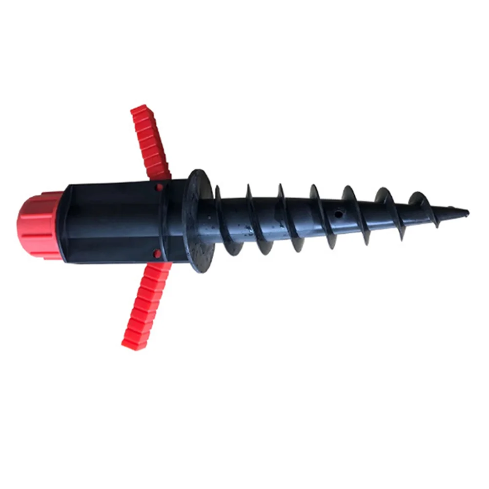 

Umbrella Sand Grabber Sun Fishing Rod Holder Folding Handle Anchor Machine Black