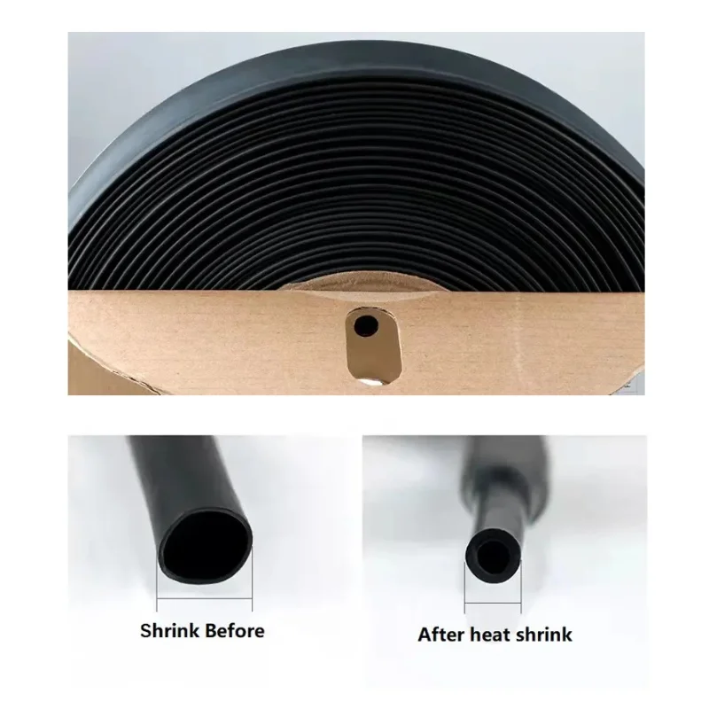 1M 41 Sealing Waterproofing Anticorrosion Protection And Heat Shrink Tubeing For WearResistant And Leak Proof MultiStrand Harnes