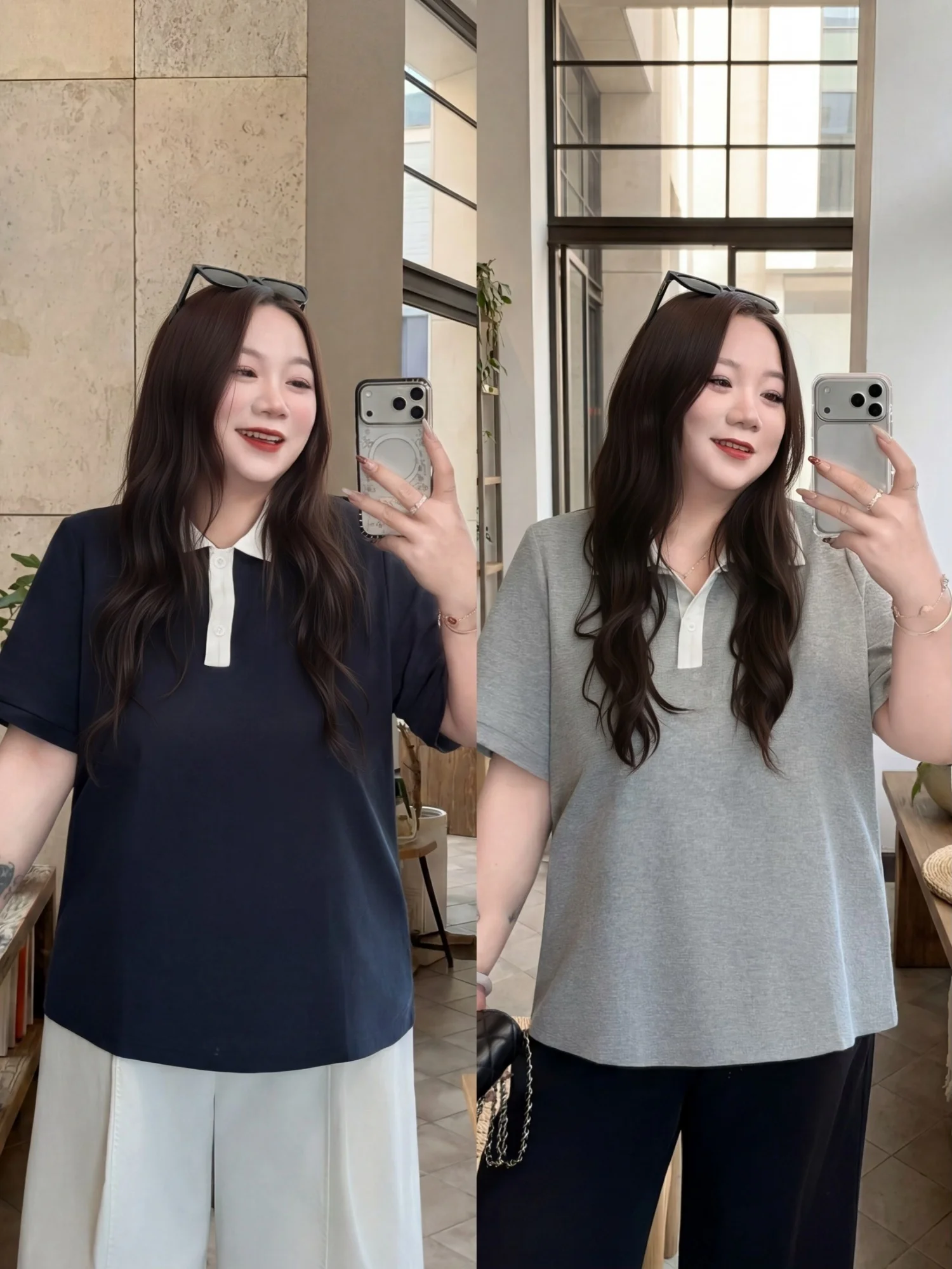 

plus Size Women's Shirt Short Sleeve Summer New Style Versatile Slimming Commute T-Shirt Casual Cotton Polyester Blend