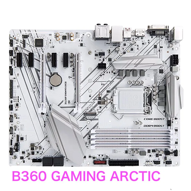 For MSI B360 GAMING ARCTIC Motherboard 64GB LGA 1151 DDR4 ATX Mainboard 100% Tested OK Fully Work Free Shipping