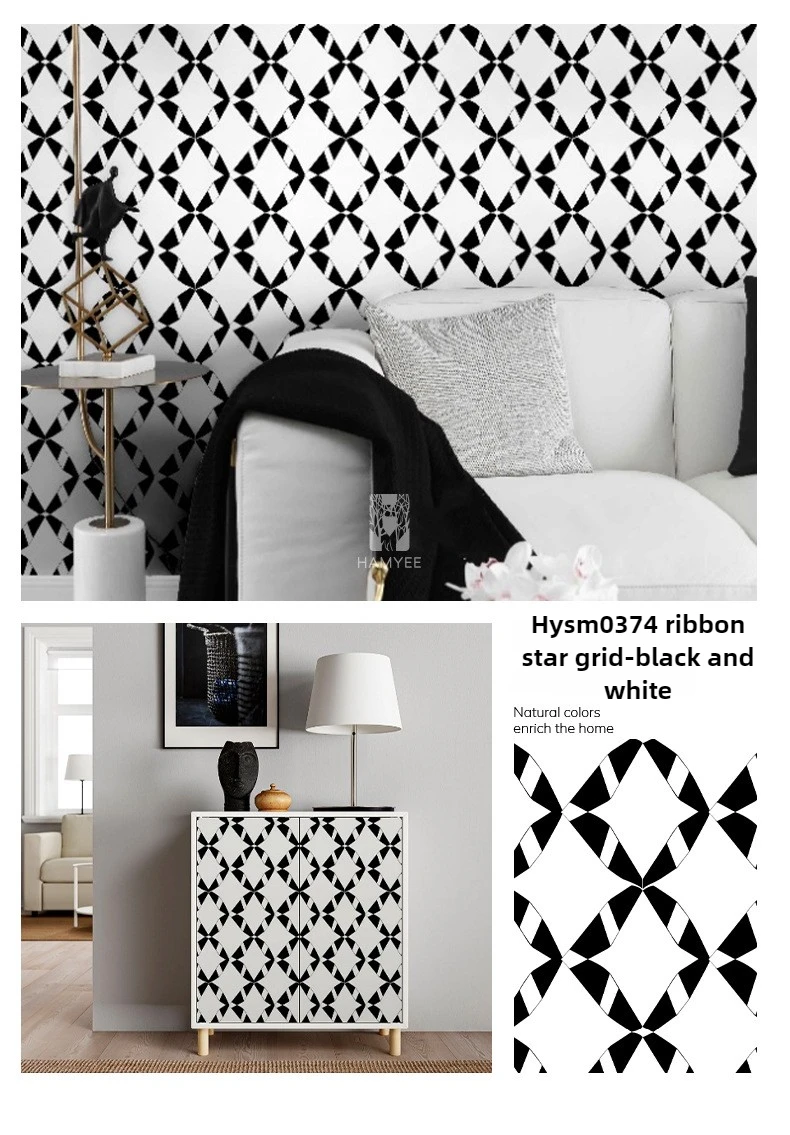 

Wallpaper Sticker Self-Adhesive Non-Woven Beige Floral Wall Mural for Accent Wall Partition Cover Home Renovation