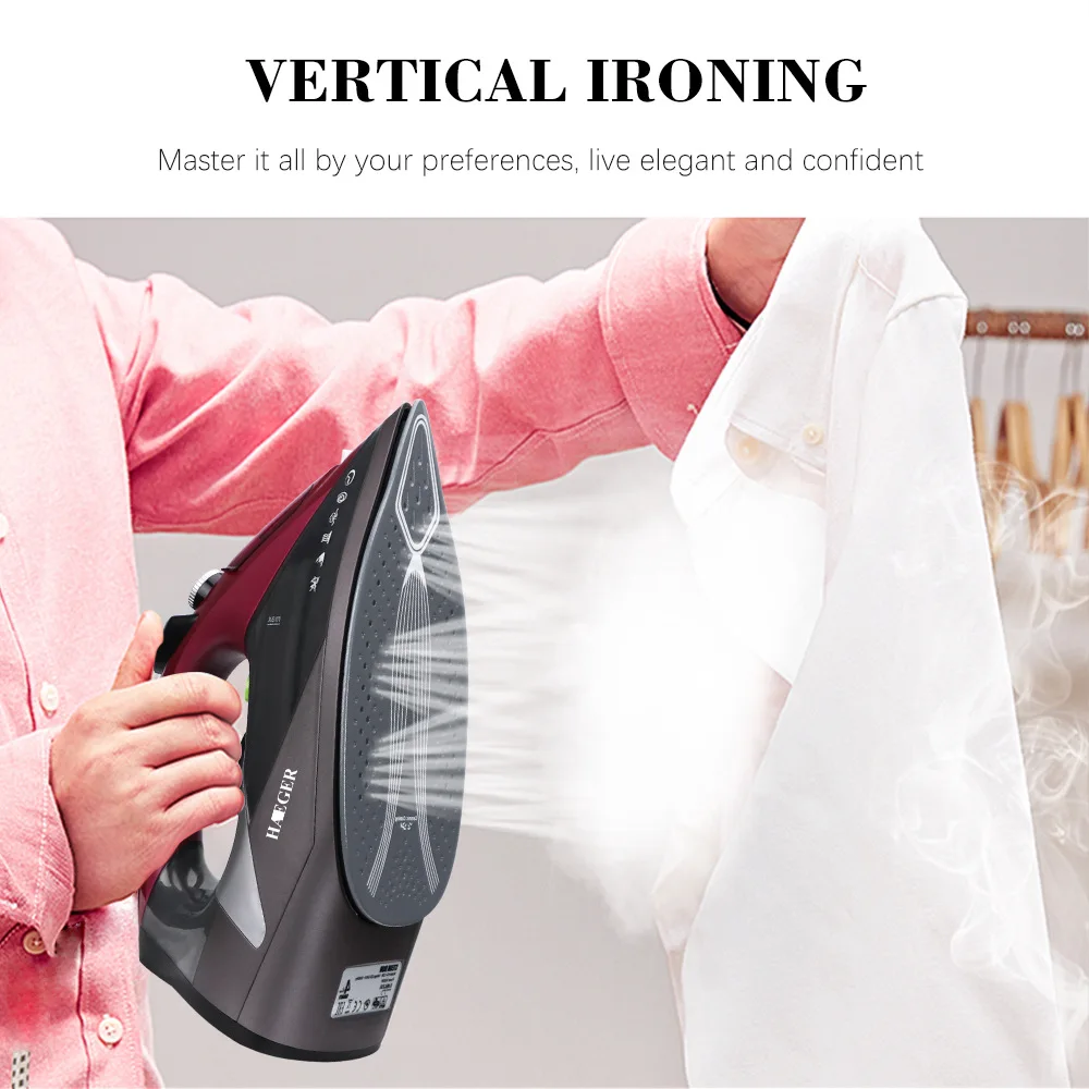 3000 واط يده مكوّاة البخار السيراميك اللوح الأساسي موضة دائم مكواة كهربائية الرطب الجاف المحمولة 420 مللي للاستخدام المنزلي