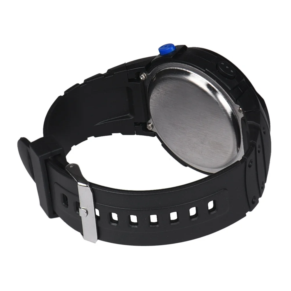 Kegllect-Montre de sport numérique pour homme, bracelet en caoutchouc, étanche, silicone, chronomètre LED, date